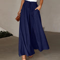 Wide Leg High Waist Long Pants