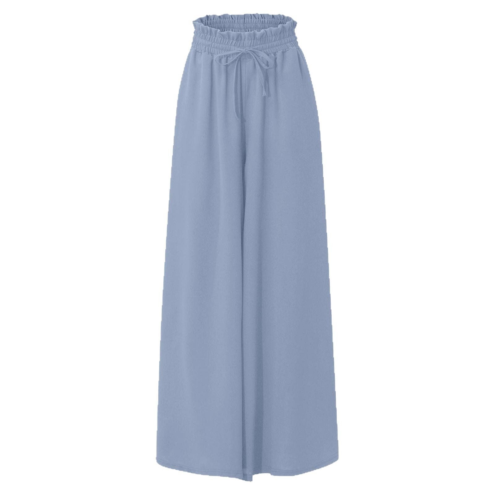 Wide Leg High Waist Long Pants