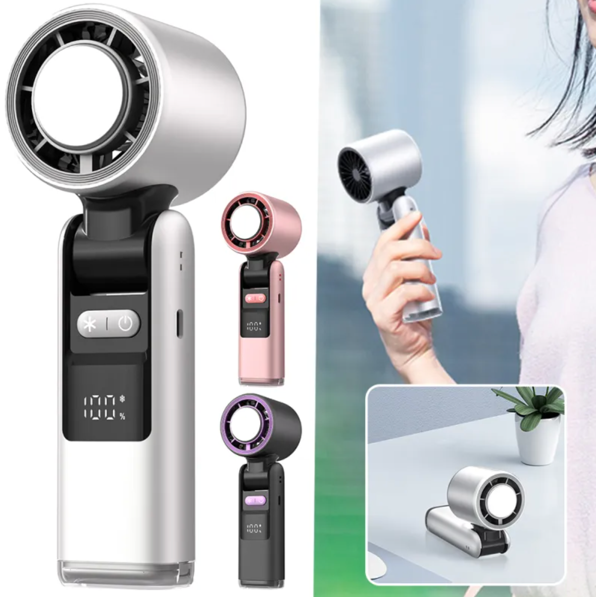 Portable USB Mini ICE Turbo Fan