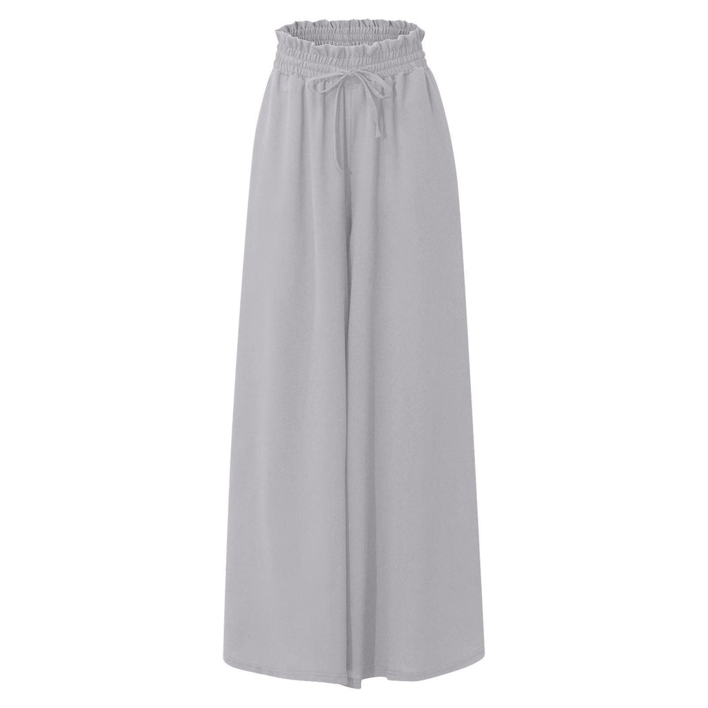 Wide Leg High Waist Long Pants